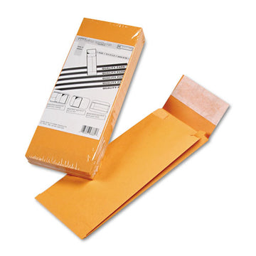 Quality Park™ Redi-strip Kraft Expansion Envelope, #14, Square Flap, Redi-strip Closure, 5 X 11, Brown Kraft, 25-pack freeshipping - TVN Wholesale